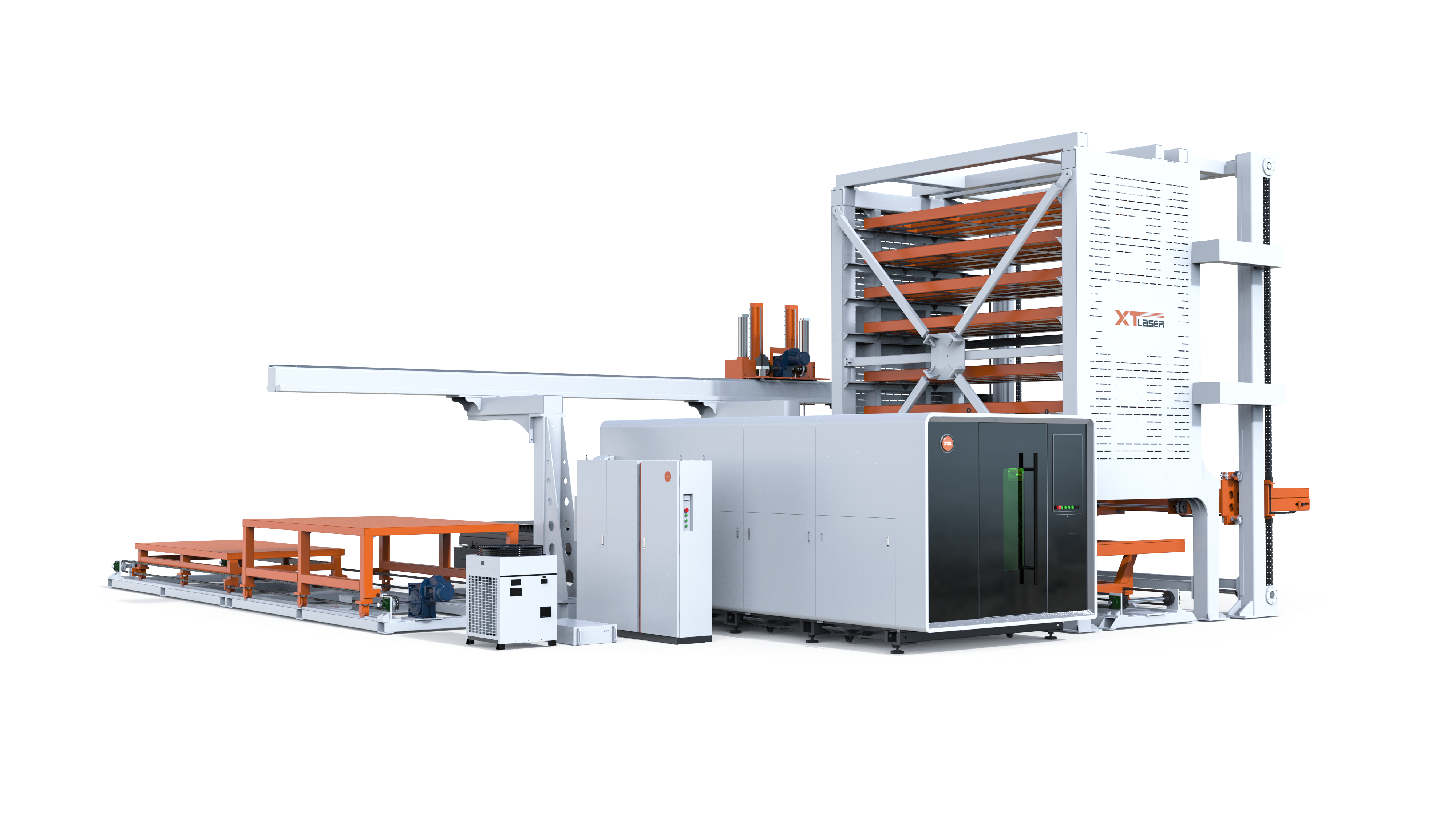 GA series automated sheet metal laser processing system