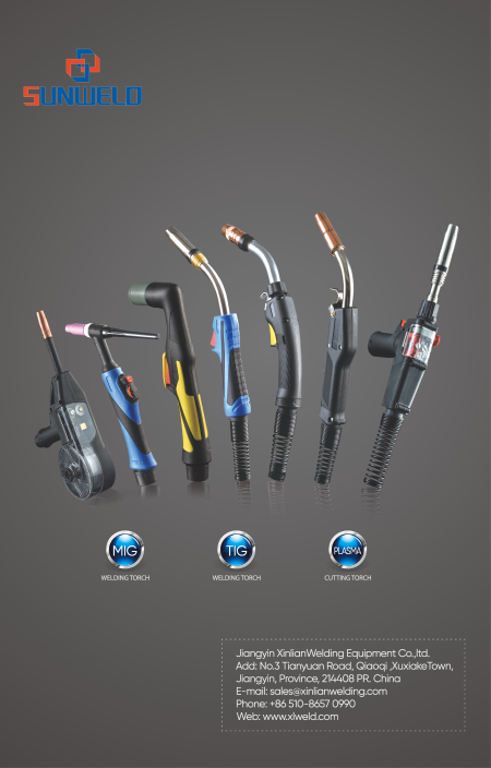 Mig welding torches/Tig welding torches/Plasma welding torches