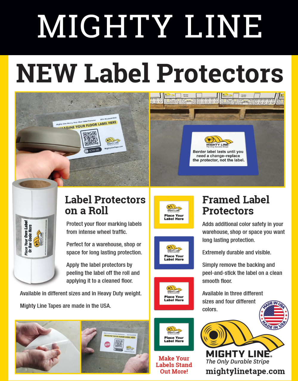 New Mighty Line Label Protectors and Border Protectors / FABTECH