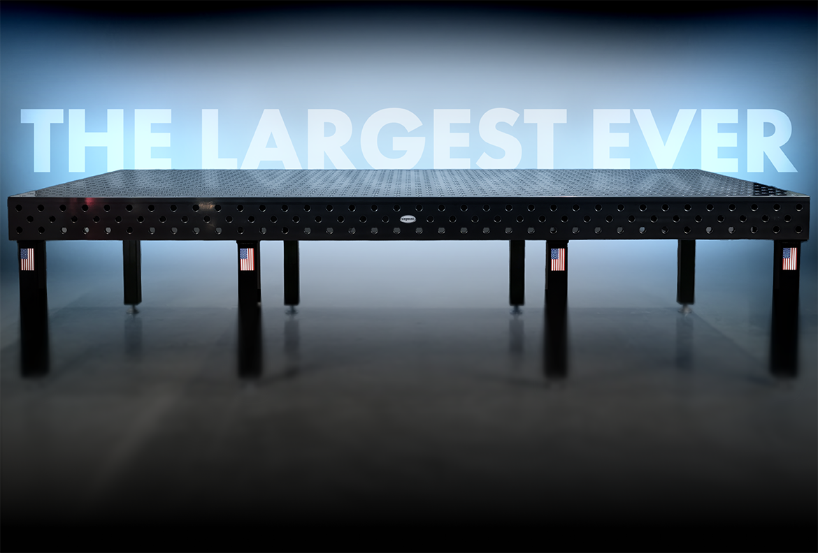 The New Siegmund Imperial System 28 6'x12' Welding Table