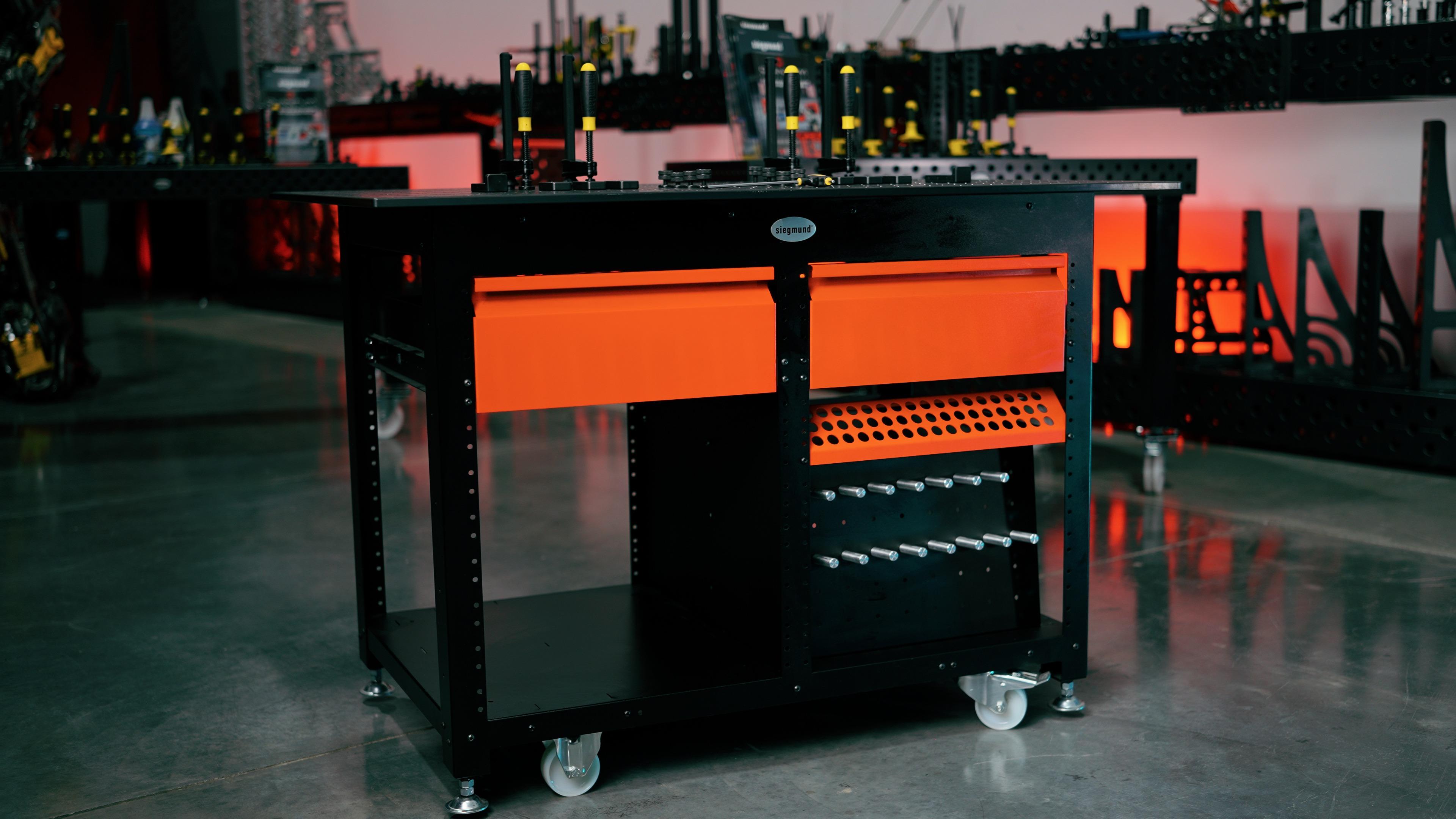 The New Siegmund System 16 Imperial Series 2.8'x4' Workstation Bundle