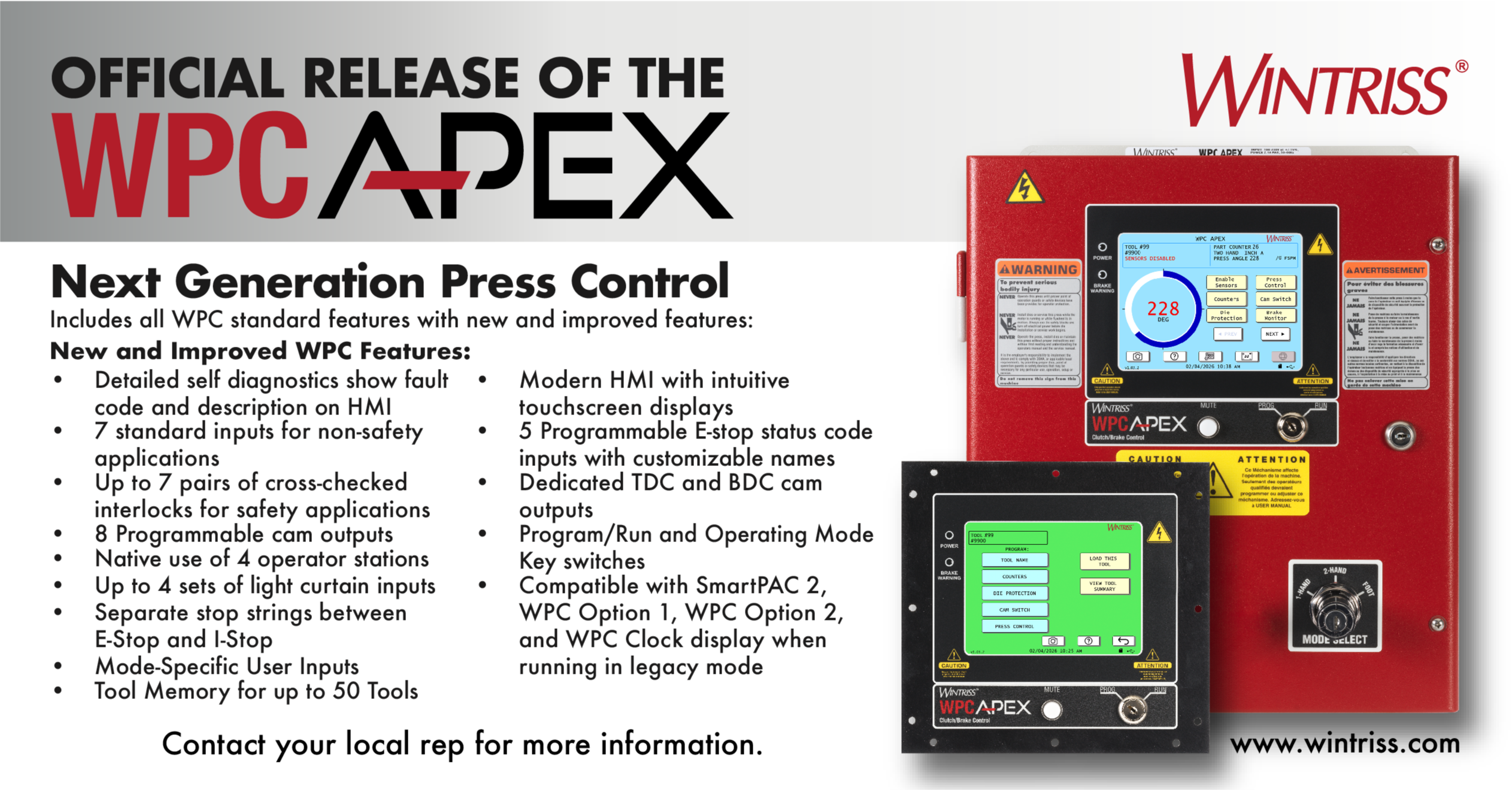 WPC APEX Clutch/Brake Control